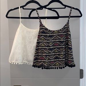 2 BCBGENERATION Crop Tops